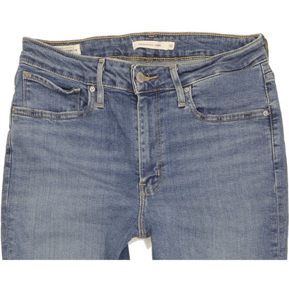 Levi's 721 Blue Skinny Slim Stretch Jeans High Waisted W30 L29