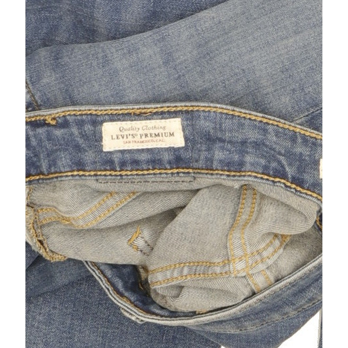 Levi's 721 Blue Skinny Slim Stretch Jeans High Waisted W30 L29