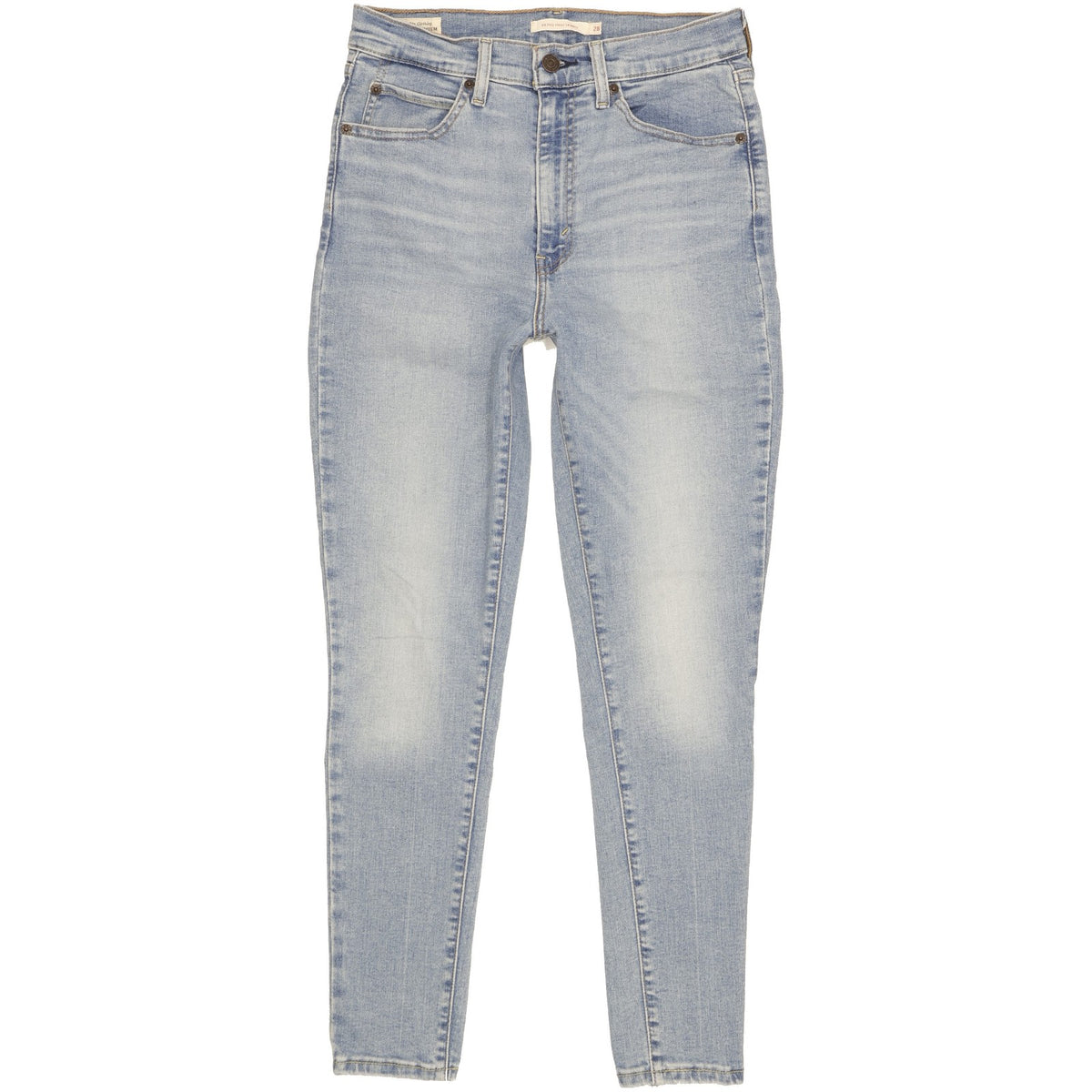 Levi's Retro Blue Skinny Slim Stretch Jeans High Waisted W28 L28