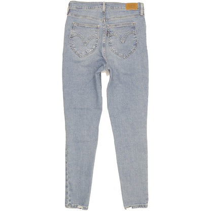 Levi's Retro Blue Skinny Slim Stretch Jeans High Waisted W28 L28