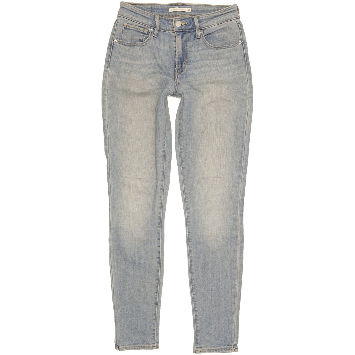 Levi's 721 Women Blue Skinny Slim Stretch Jeans W26 L31