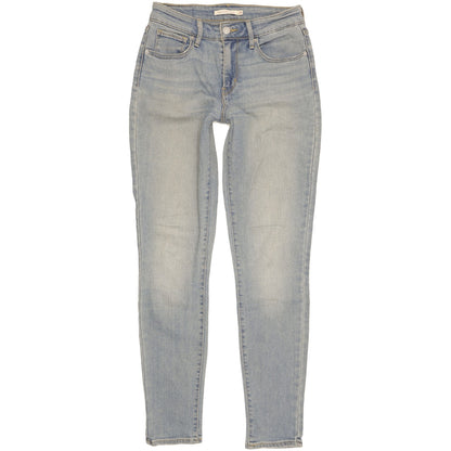 Levi's 721 Women Blue Skinny Slim Stretch Jeans W26 L31