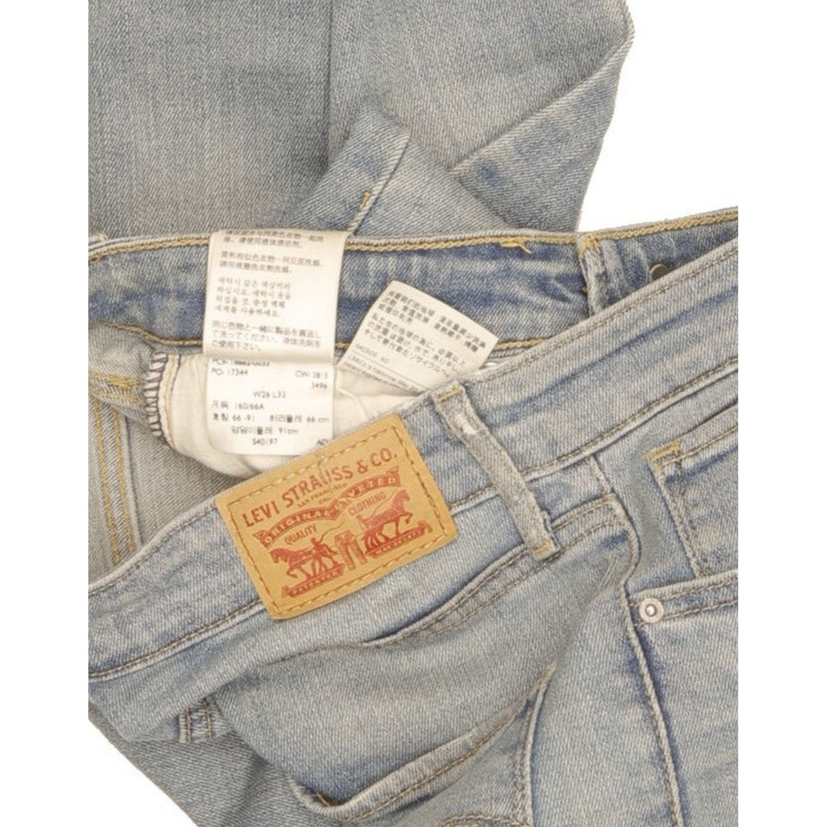Levi's 721 Women Blue Skinny Slim Stretch Jeans W26 L31