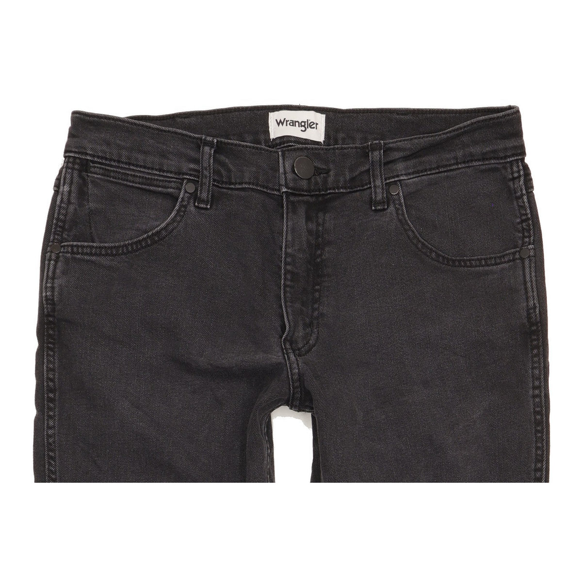 Wrangler Greensboro Men Black Straight Regular Jeans W32 L32
