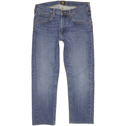 Lee Daren Men Blue Straight Slim Stretch Jeans W30 L24