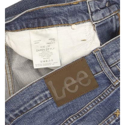 Lee Daren Men Blue Straight Slim Stretch Jeans W30 L24