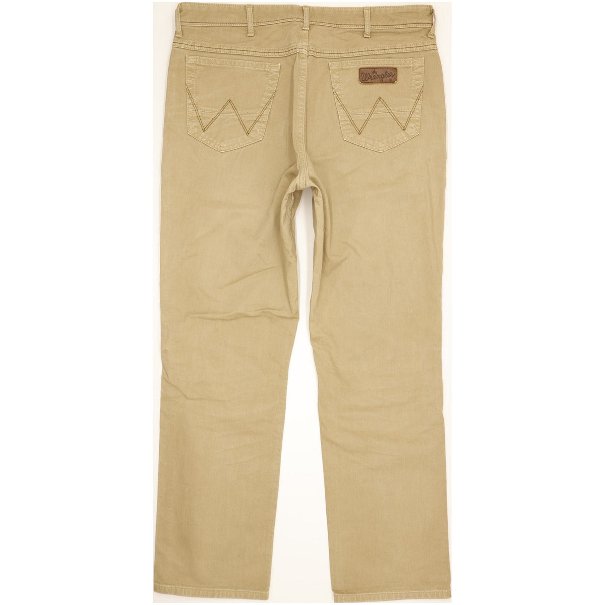 Wrangler Texas Men Beige Straight Regular Stretch Jeans W38 L31
