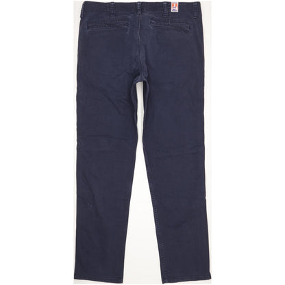 Wrangler Casey Jones Men Navy Straight Regular Chino Stretch Jeans W34 L33