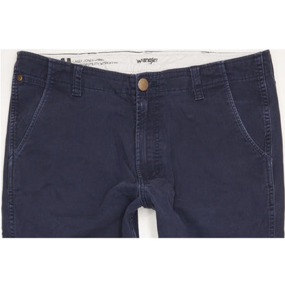 Wrangler Casey Jones Men Navy Straight Regular Chino Stretch Jeans W34 L33