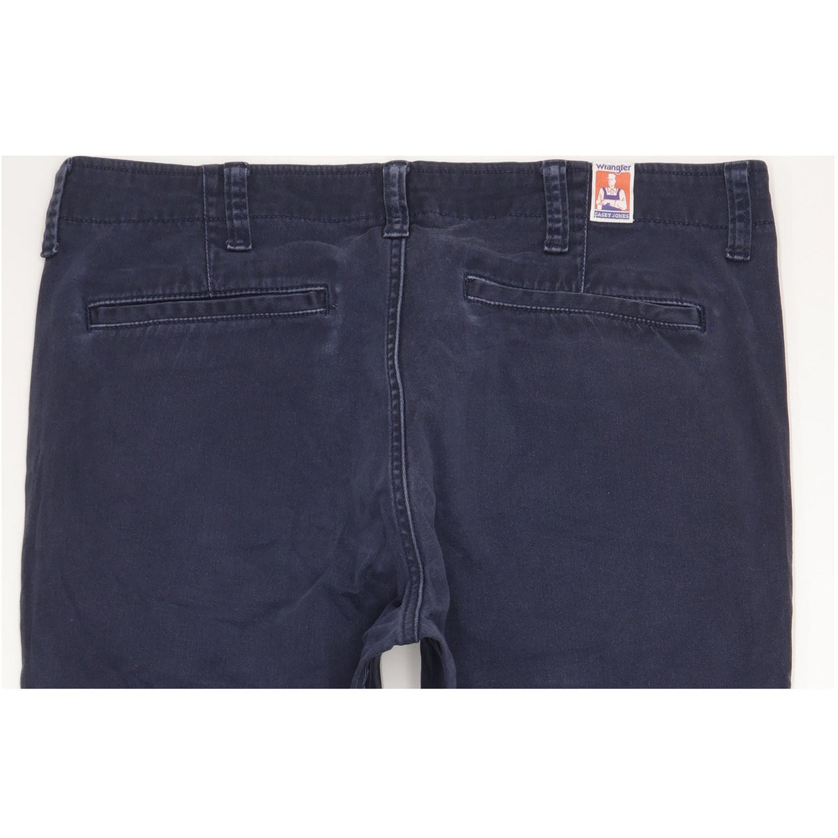 Wrangler Casey Jones Men Navy Straight Regular Chino Stretch Jeans W34 L33