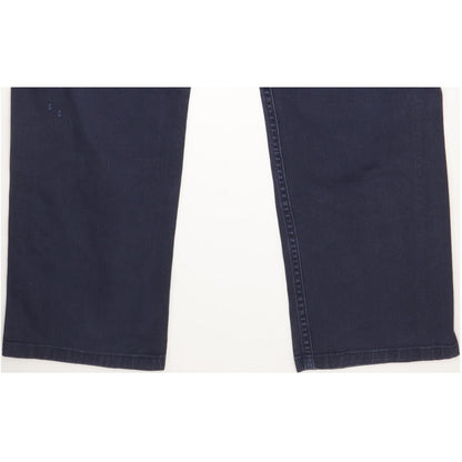 Wrangler Casey Jones Men Navy Straight Regular Chino Stretch Jeans W34 L33