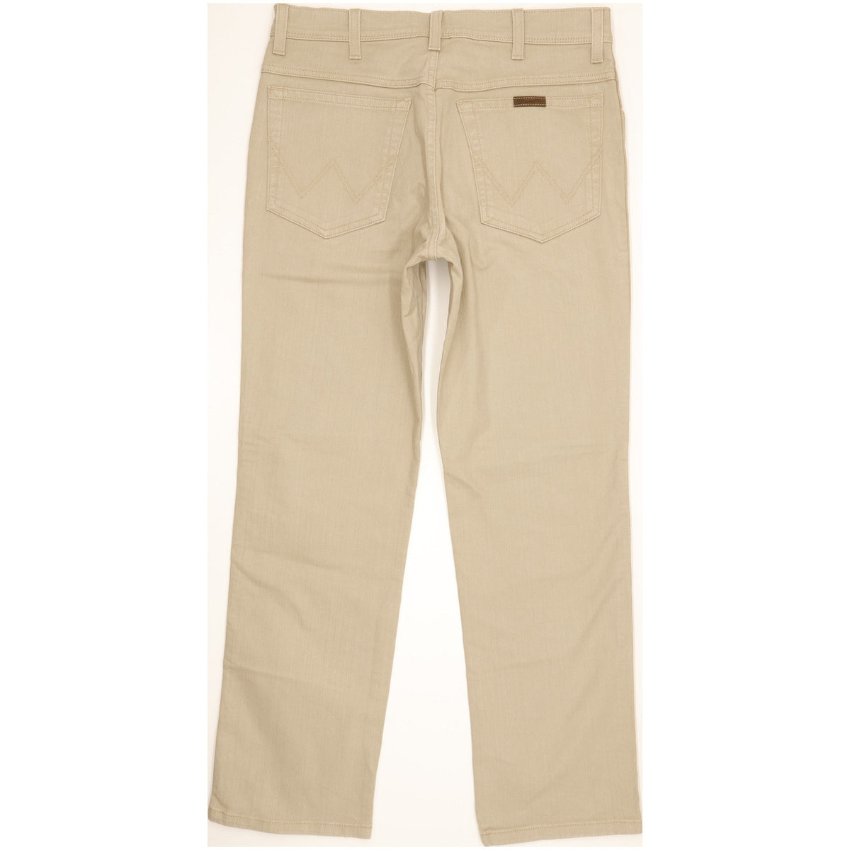 Wrangler Men Beige Straight Regular Stretch Jeans W33 L30
