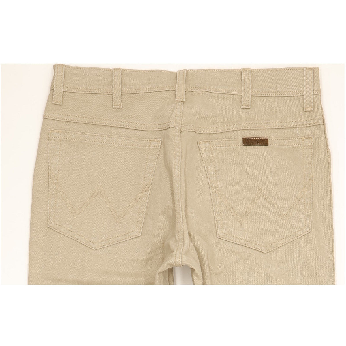 Wrangler Men Beige Straight Regular Stretch Jeans W33 L30