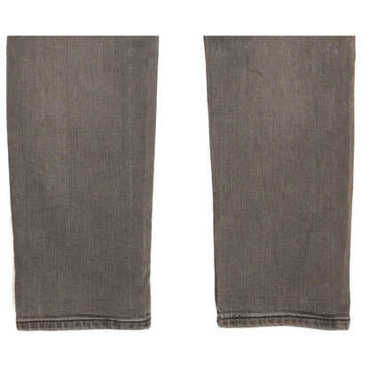 Lee Rider Men Grey Straight Slim Stretch Jeans W33 L32