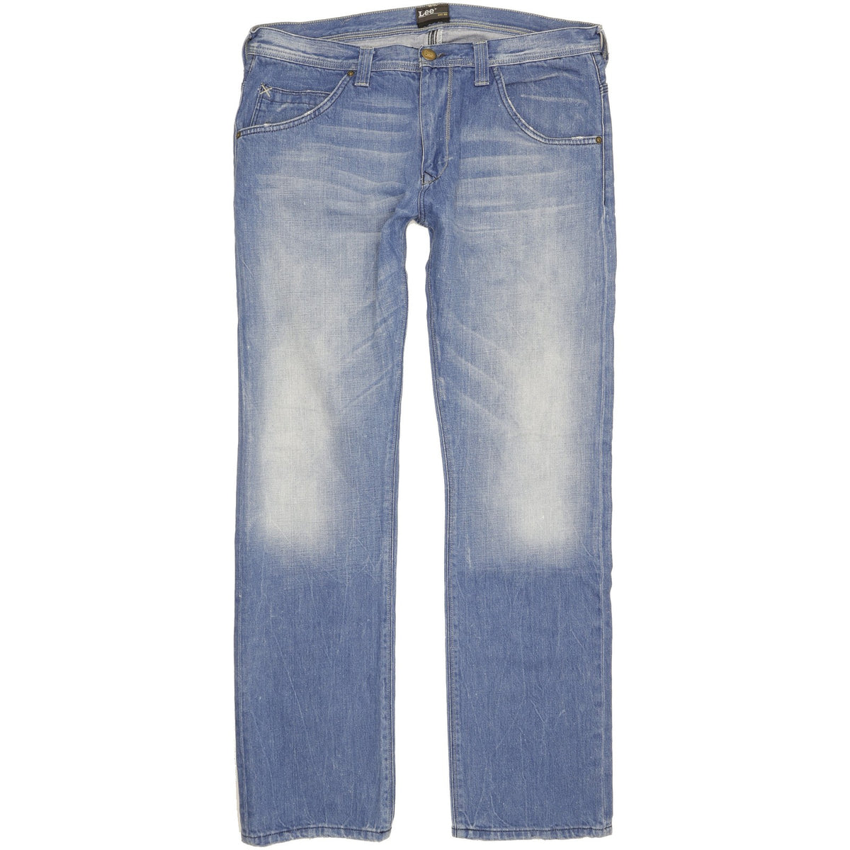Lee Zed Men Blue Straight Regular Jeans W36 L33