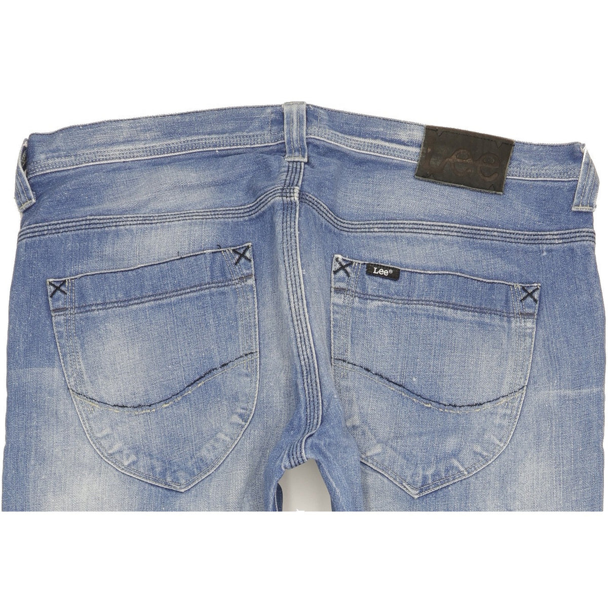 Lee Zed Men Blue Straight Regular Jeans W36 L33