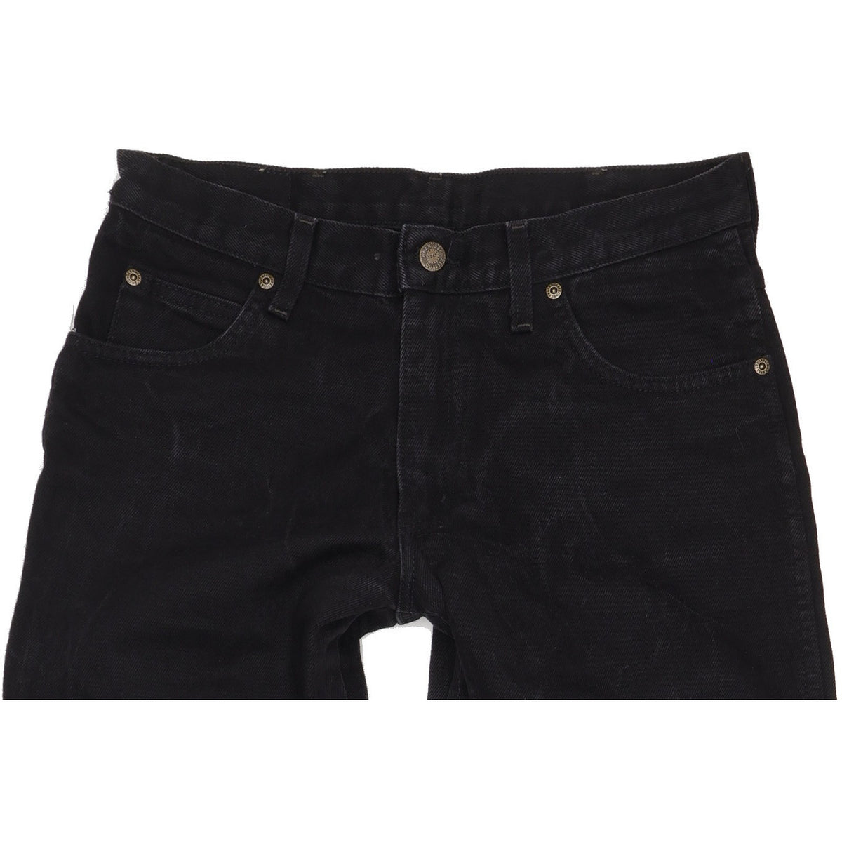 Wrangler Durable Quality Men Black Straight Regular Jeans W32 L35