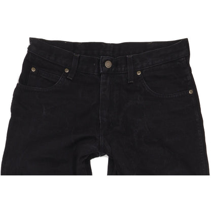 Wrangler Durable Quality Men Black Straight Regular Jeans W32 L35