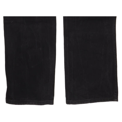 Wrangler Durable Quality Men Black Straight Regular Jeans W32 L35
