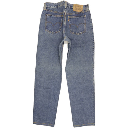 Levi's 412 Blue Straight Regular Jeans High Waisted W32 L30