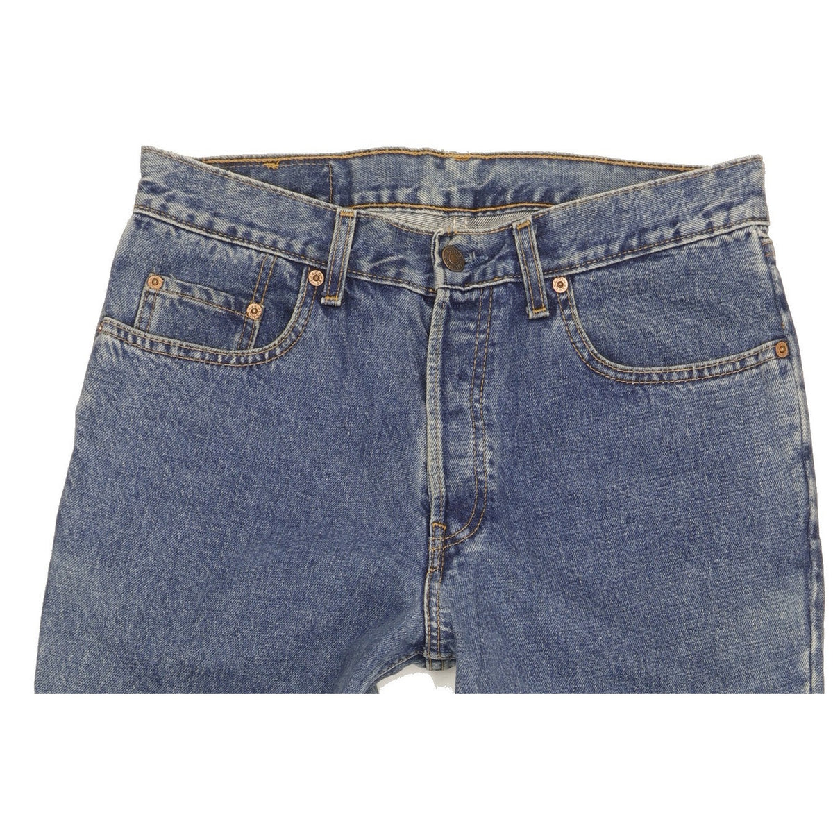 Levi's 412 Blue Straight Regular Jeans High Waisted W32 L30