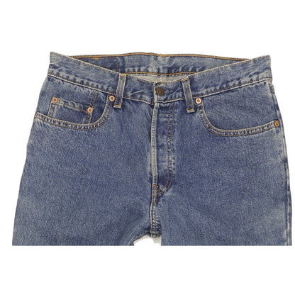 Levi's 412 Blue Straight Regular Jeans High Waisted W32 L30