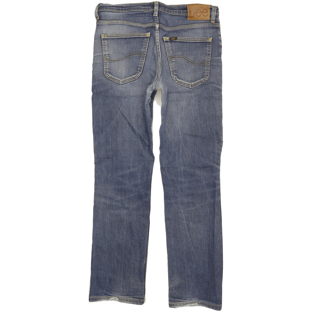 Lee Brooklyn Men Blue Straight Regular Stretch Jeans W33 L31