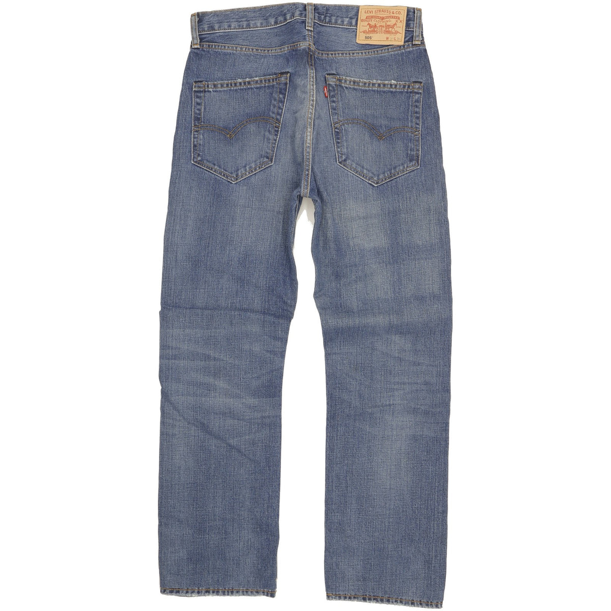Levi's 505 Men Blue Straight Regular Jeans W31 L29