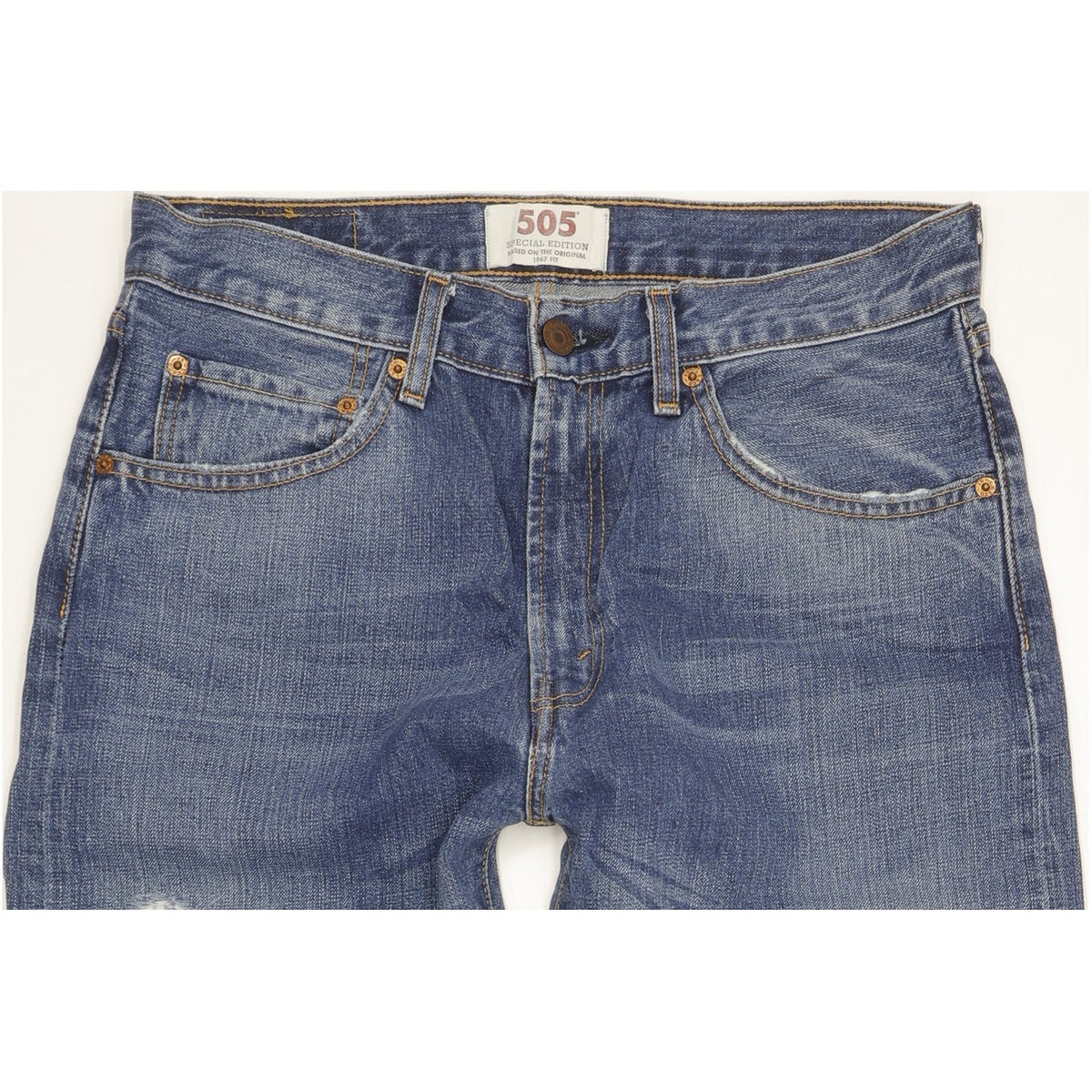 Levi's 505 Men Blue Straight Regular Jeans W31 L29