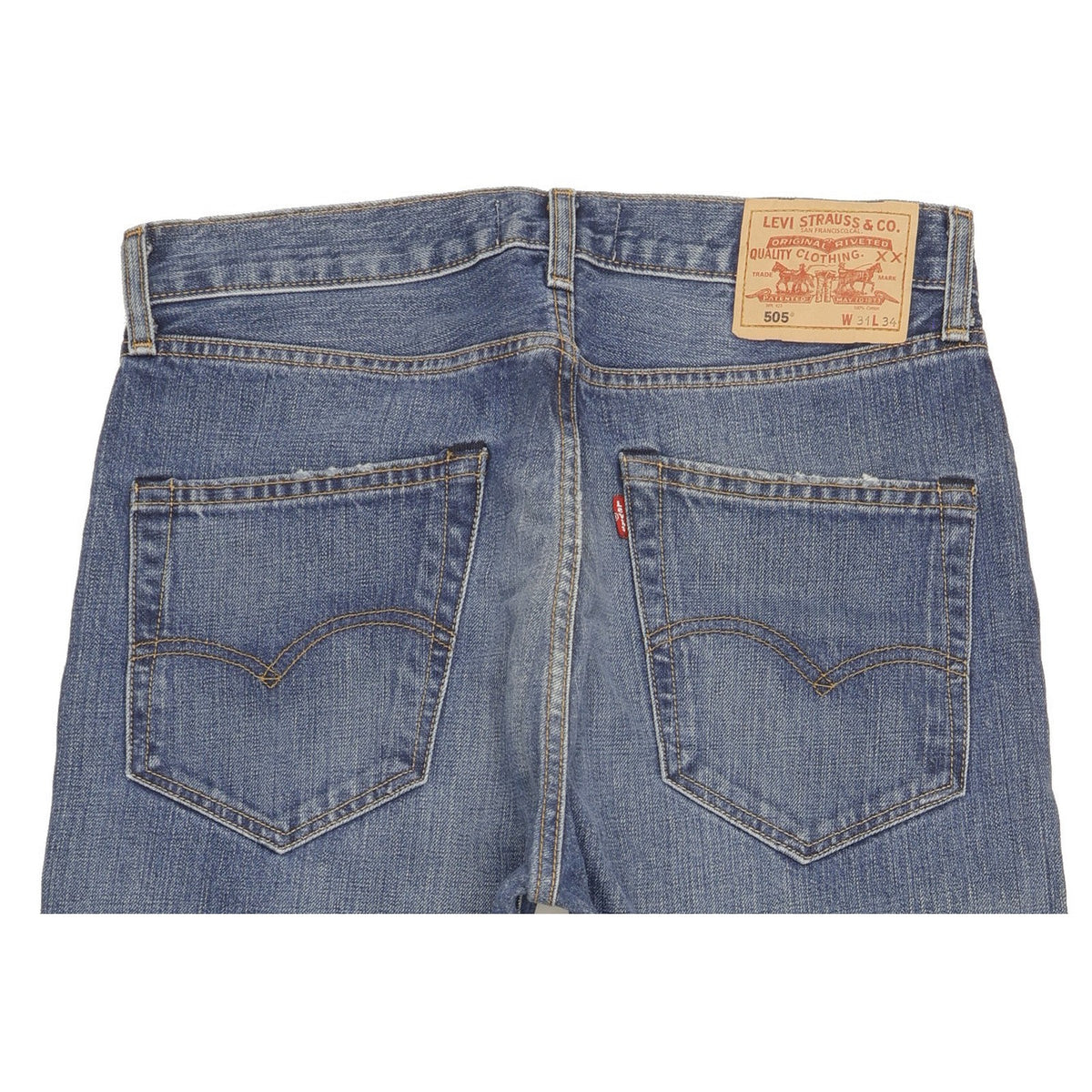 Levi's 505 Men Blue Straight Regular Jeans W31 L29