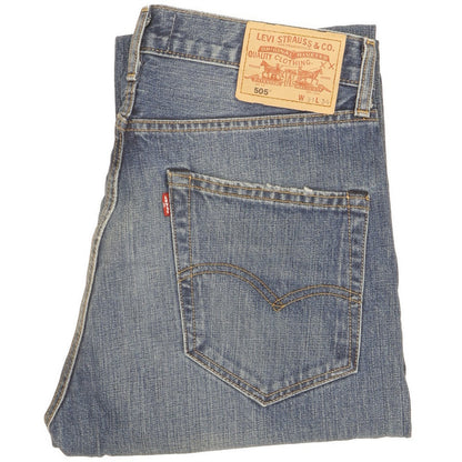 Levi's 505 Men Blue Straight Regular Jeans W31 L29