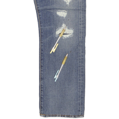 Levi's 505 Men Blue Straight Regular Jeans W31 L29
