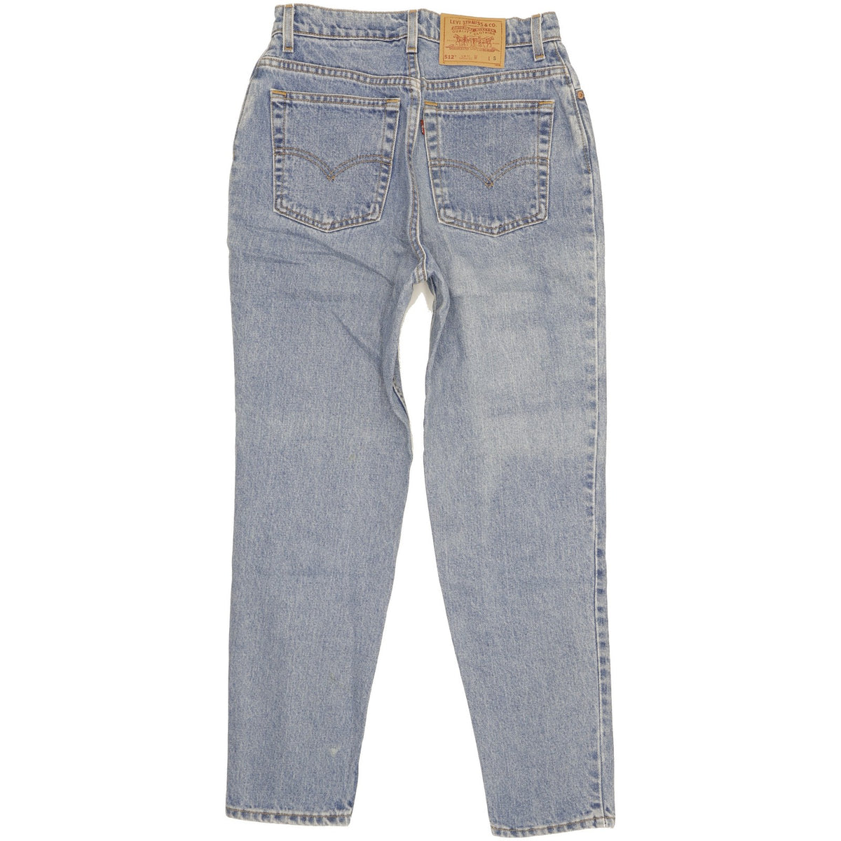 Levi's 512 Made in USA Blue Tapered Slim Mom Jeans High Waisted W28 L28