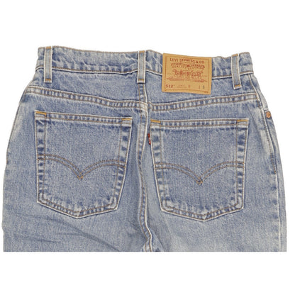 Levi's 512 Made in USA Blue Tapered Slim Mom Jeans High Waisted W28 L28