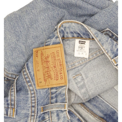Levi's 512 Made in USA Blue Tapered Slim Mom Jeans High Waisted W28 L28
