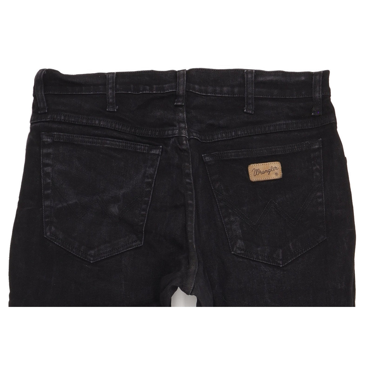 Wrangler Texas Men Black Straight Regular Stretch Jeans W34 L29