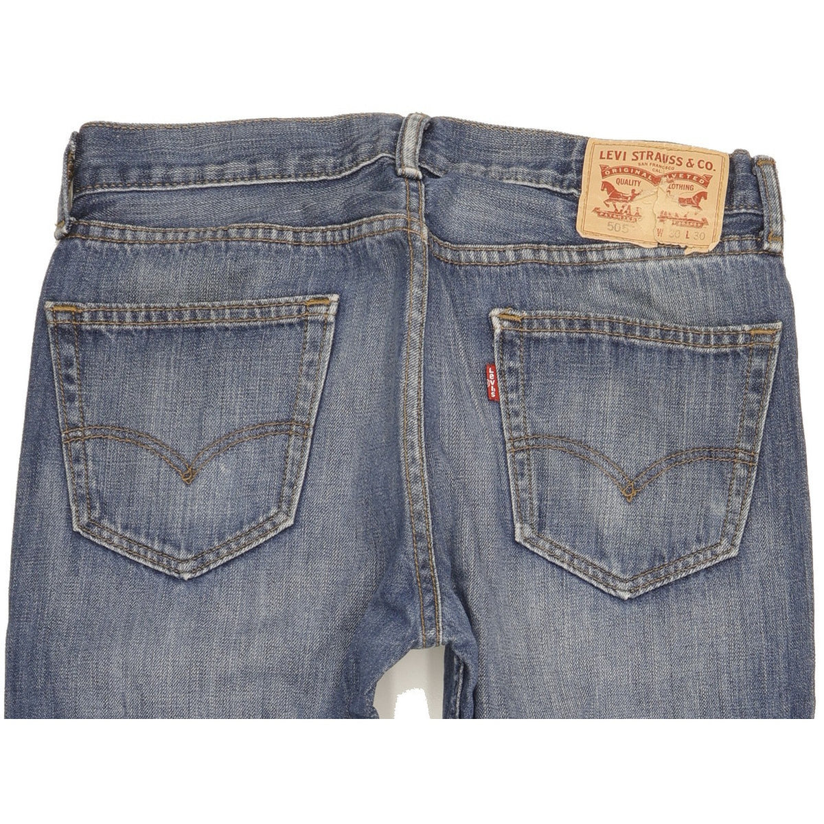 Levi's 505 Men Blue Straight Regular Jeans W30 L28