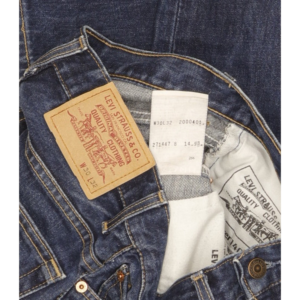 Levi's Men Blue Straight Regular Jeans W30 L32
