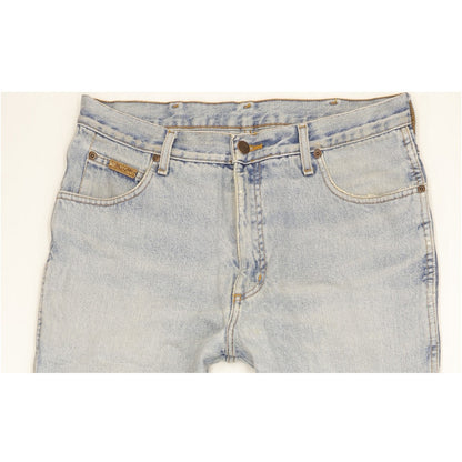 Wrangler Comfort Men Blue Straight Regular Jeans W33 L30