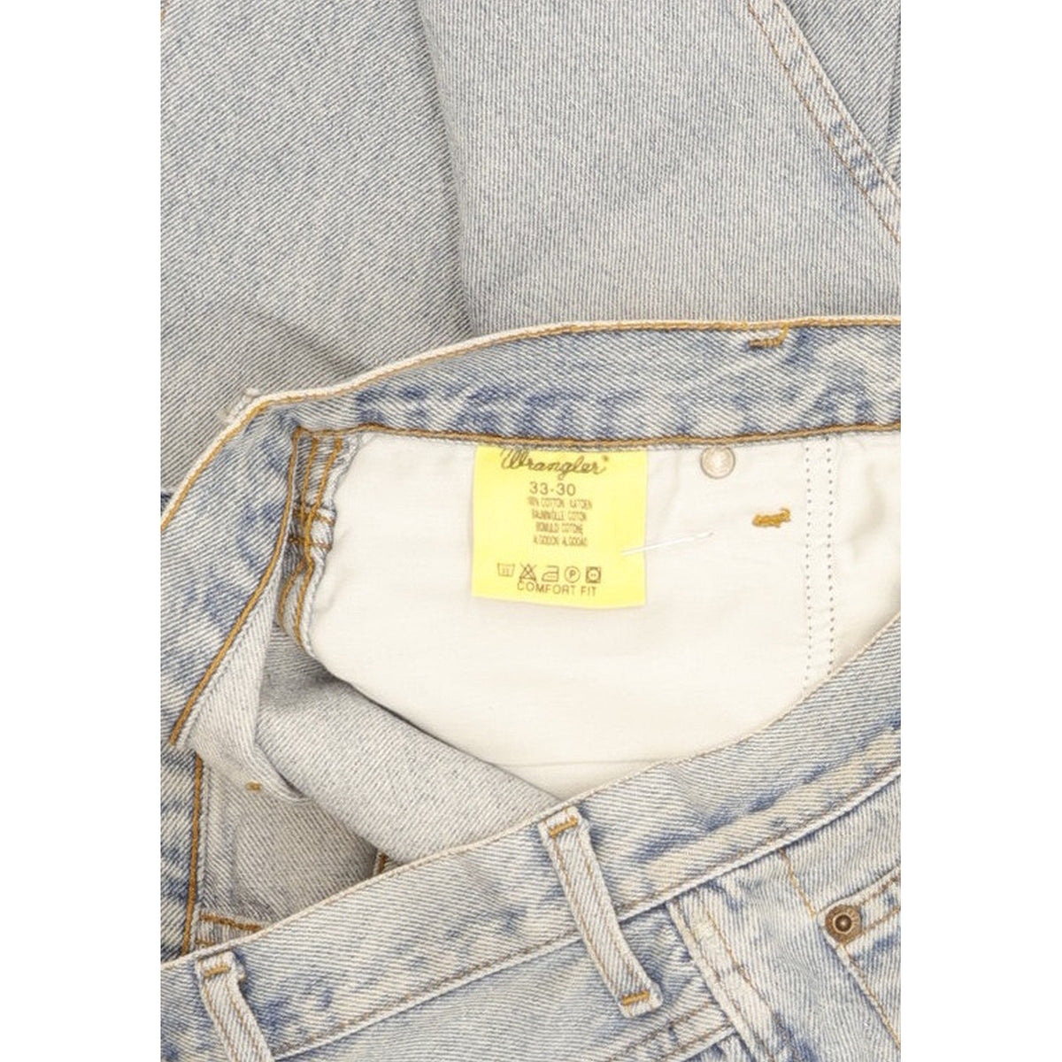Wrangler Comfort Men Blue Straight Regular Jeans W33 L30