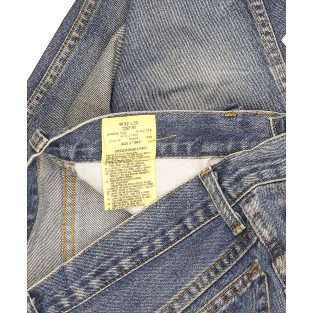 Wrangler Comfort Men Blue Straight Regular Jeans W32 L32