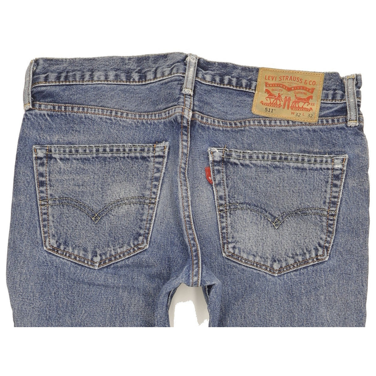 Levi's 511 Men Blue Straight Slim Jeans W32 L31