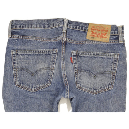 Levi's 511 Men Blue Straight Slim Jeans W32 L31