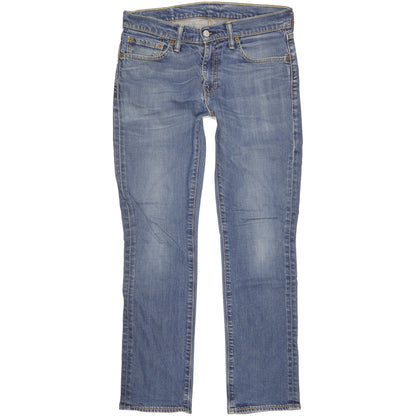 Levi's 511 Men Blue Straight Slim Stretch Jeans W33 L30