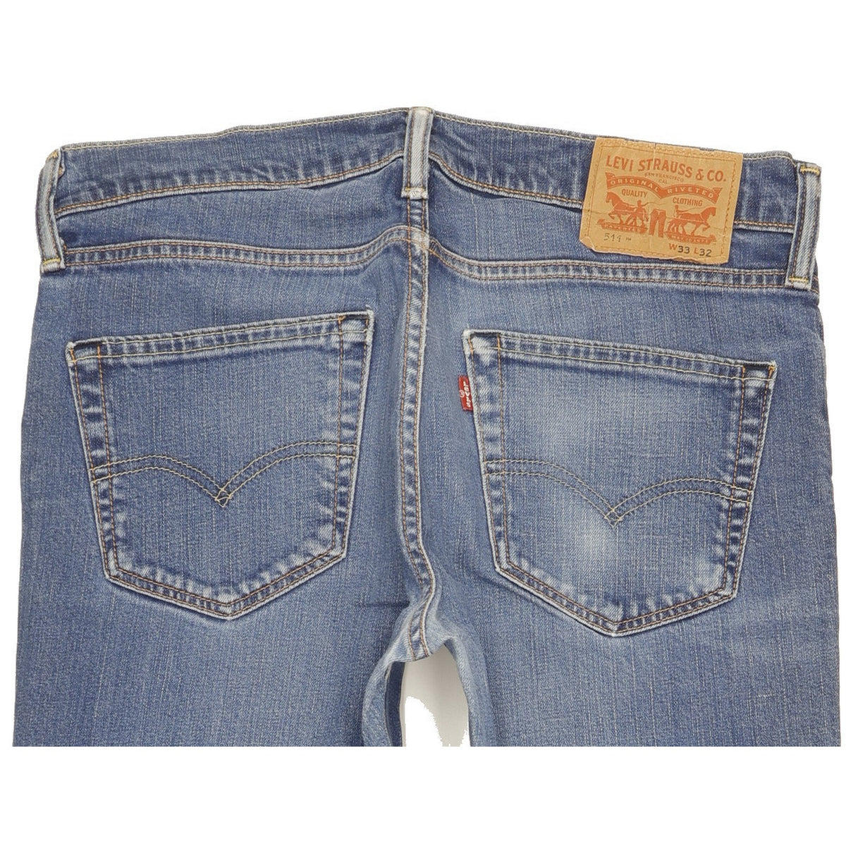 Levi's 511 Men Blue Straight Slim Stretch Jeans W33 L30
