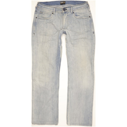 Lee Clark Men Blue Straight Regular Jeans W34 L32