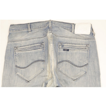 Lee Clark Men Blue Straight Regular Jeans W34 L32