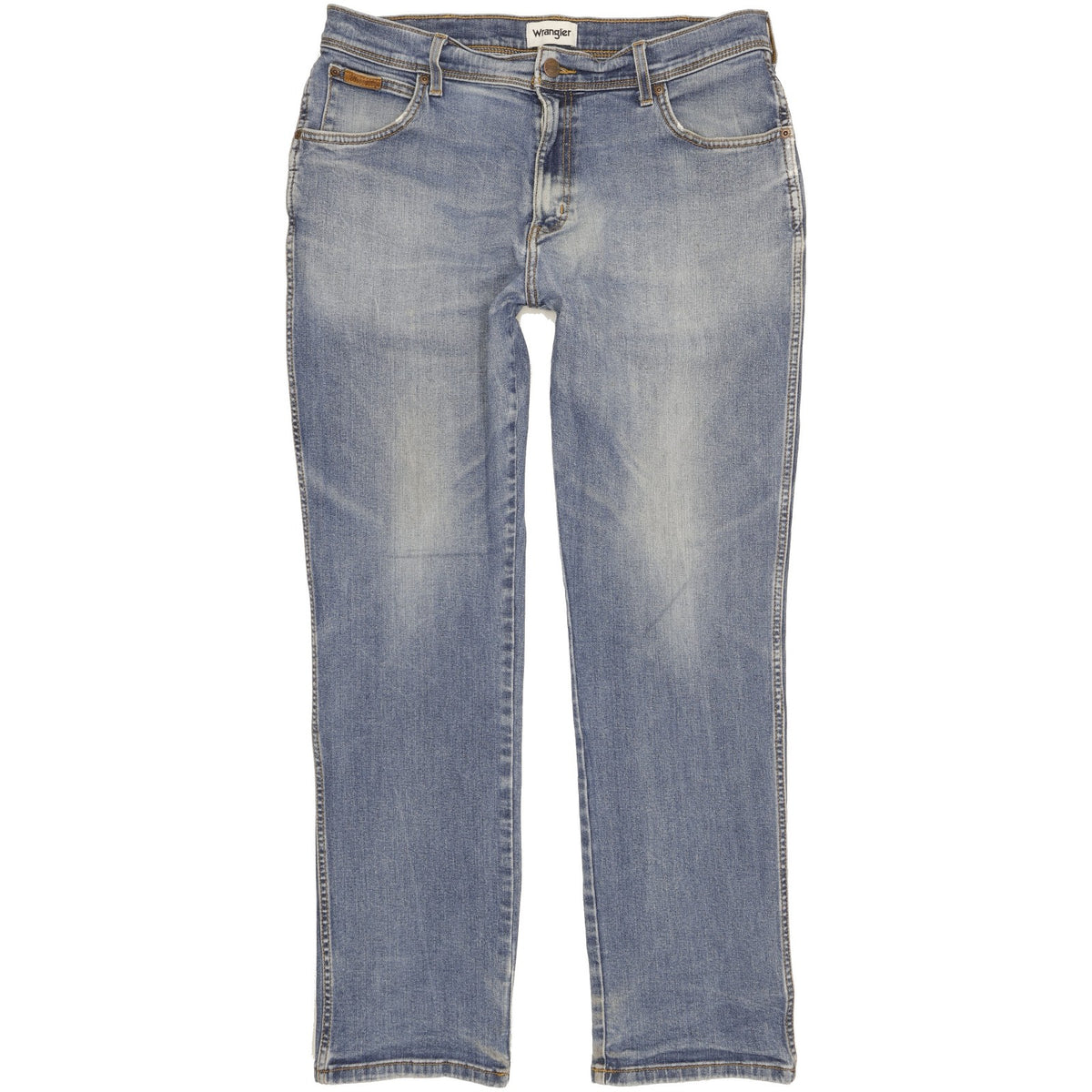 Wrangler Men Blue Straight Regular Jeans W36 L31
