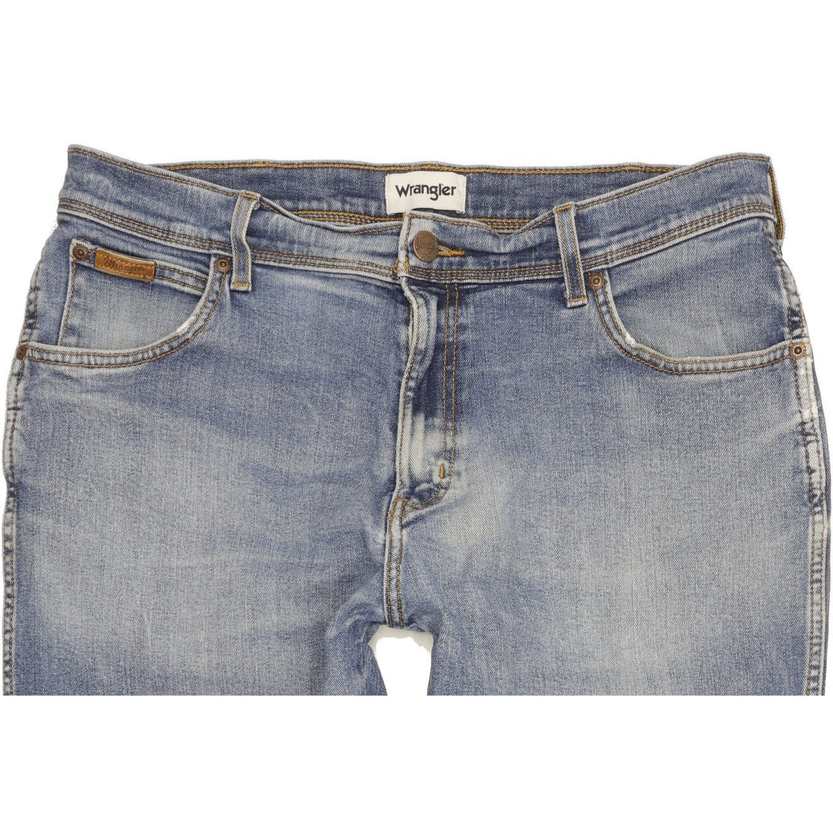 Wrangler Men Blue Straight Regular Jeans W36 L31