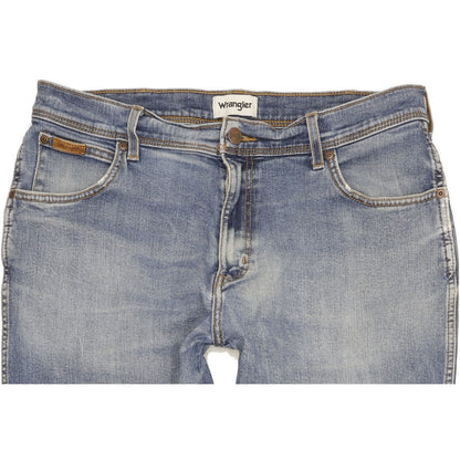Wrangler Men Blue Straight Regular Jeans W36 L31